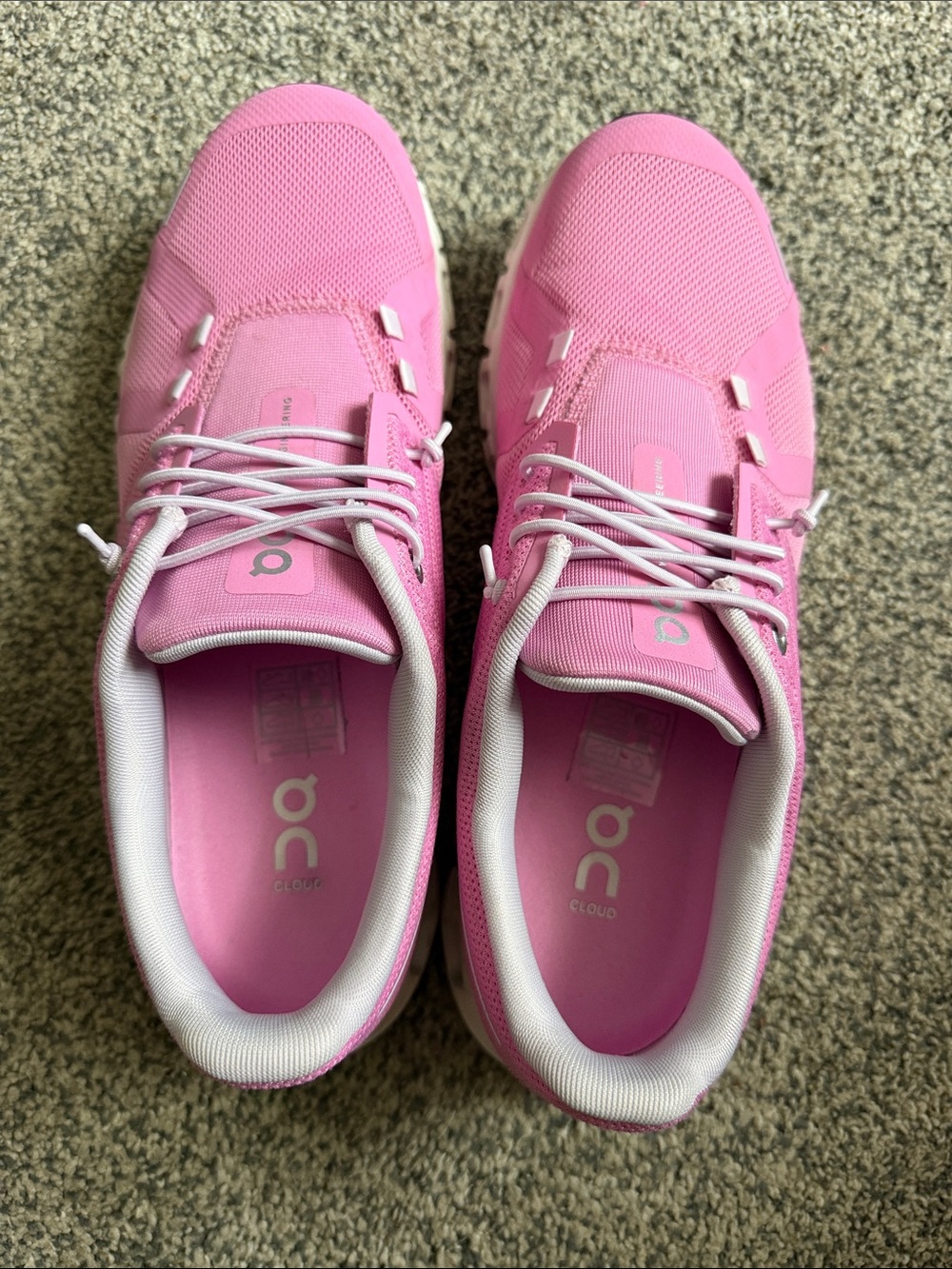 On Running Cloud Women's Pink Athletic Sneakers